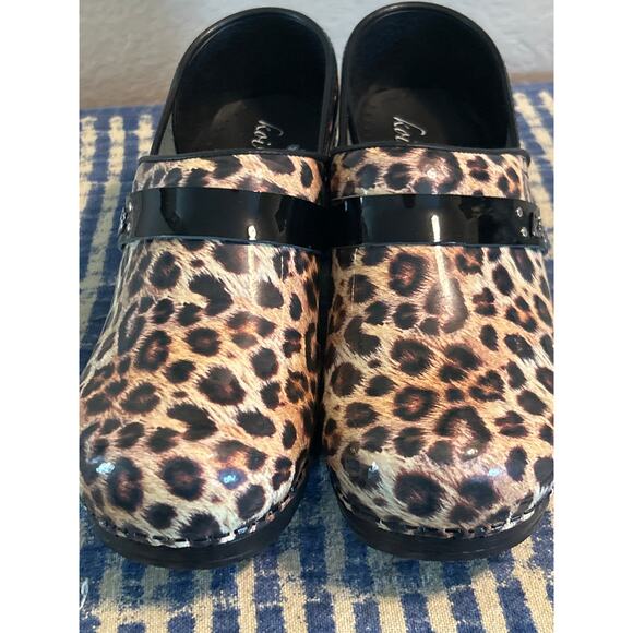 NWOB Koi by Sanita Leopard Print Danish Clogs - Picture 5 of 8